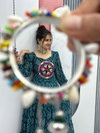 PC N02 Bandhani Printed Gamathi With Real Mirror Work Gown Wholesale Market In Surat
